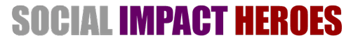 Text: Social Impact Heroes