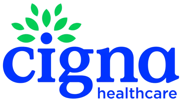 Cigna healthcare logo with leaves