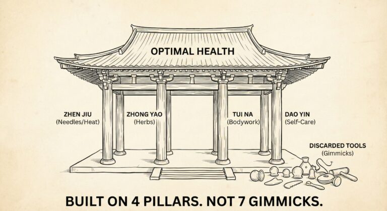 What Is TCM? The 4 Real Pillars of Chinese Medicine (And Why “Cupping” Isn’t One of Them)